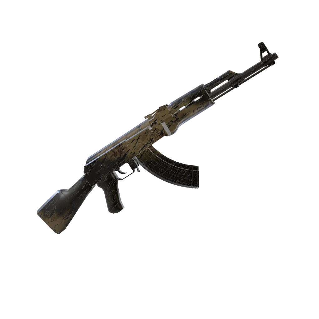 Anaconda camo on an AK-47