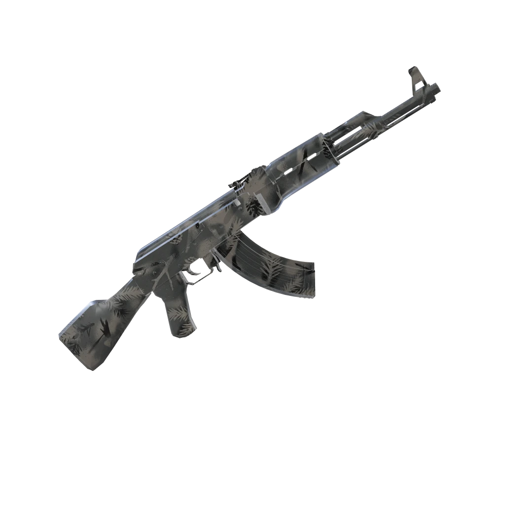 Ash Pine camo on an AK-47