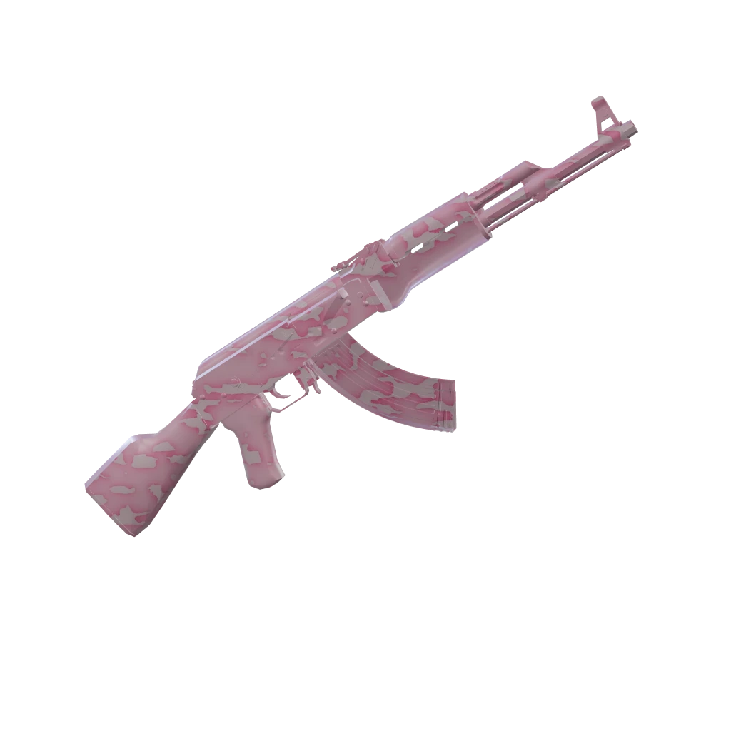 Bubblegum Ops camo on an AK-47
