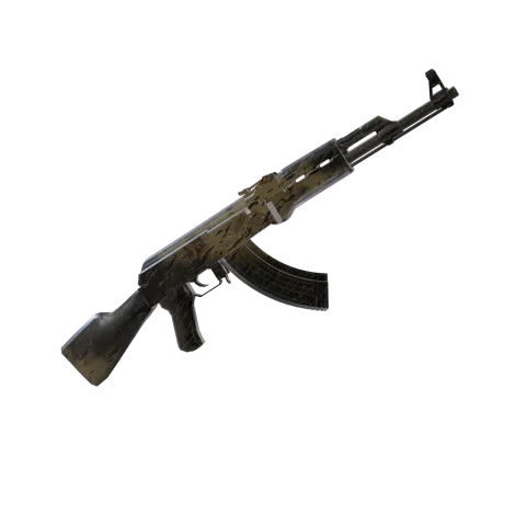 Anaconda camo on an AK-47