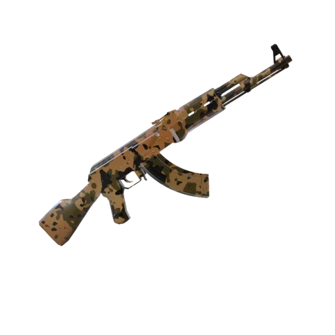 Backcountry camo on an AK-47