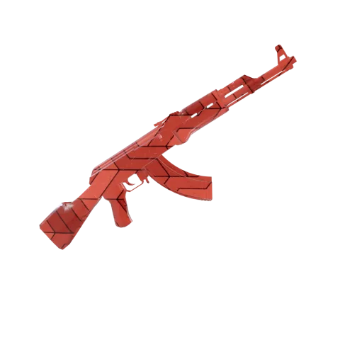 Harmonic Break camo on an AK-47