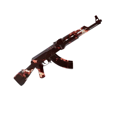 Helio camo on an AK-47