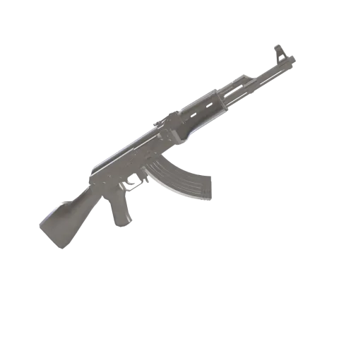 Platinum camo on an AK-47