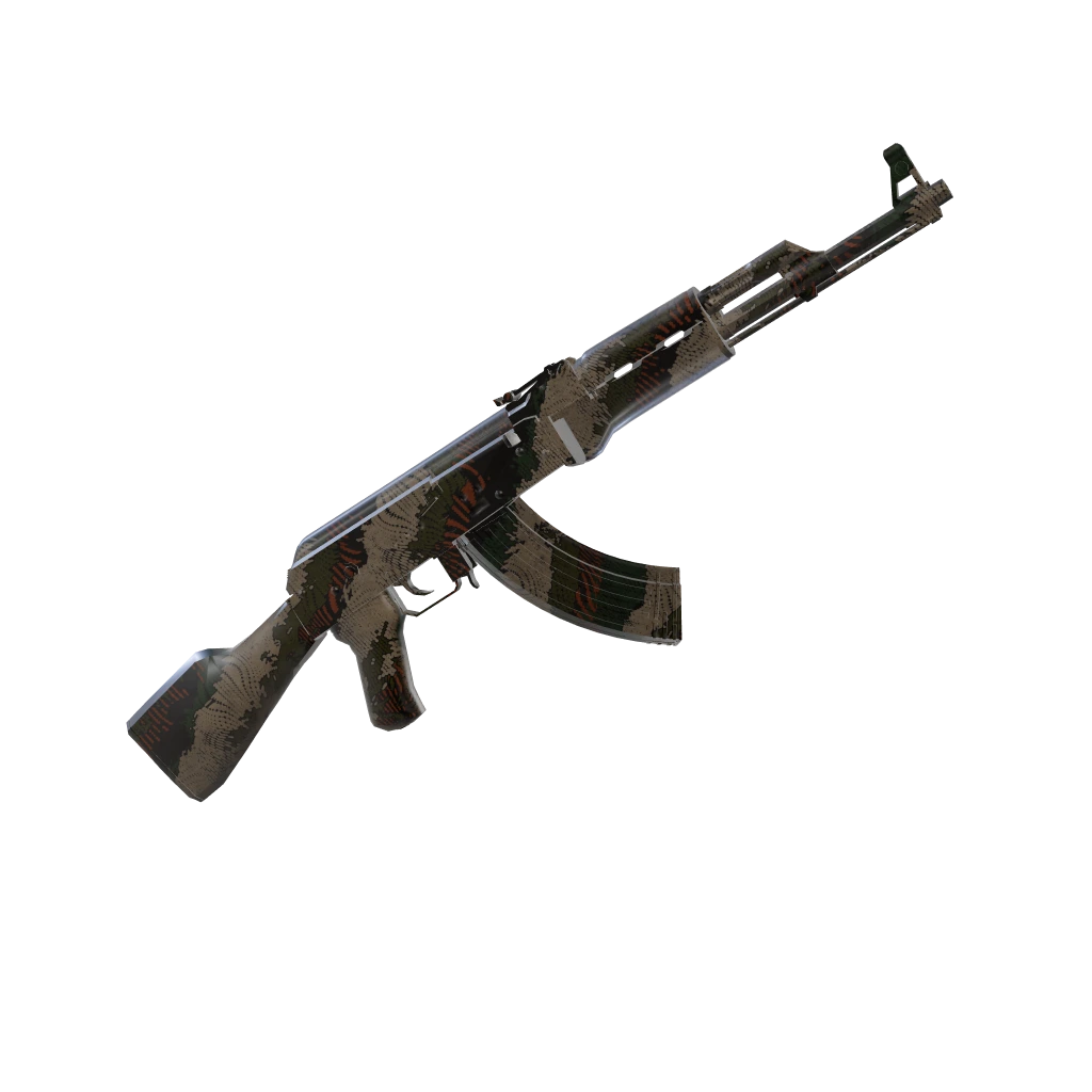 Dapple Cast camo on an AK-47