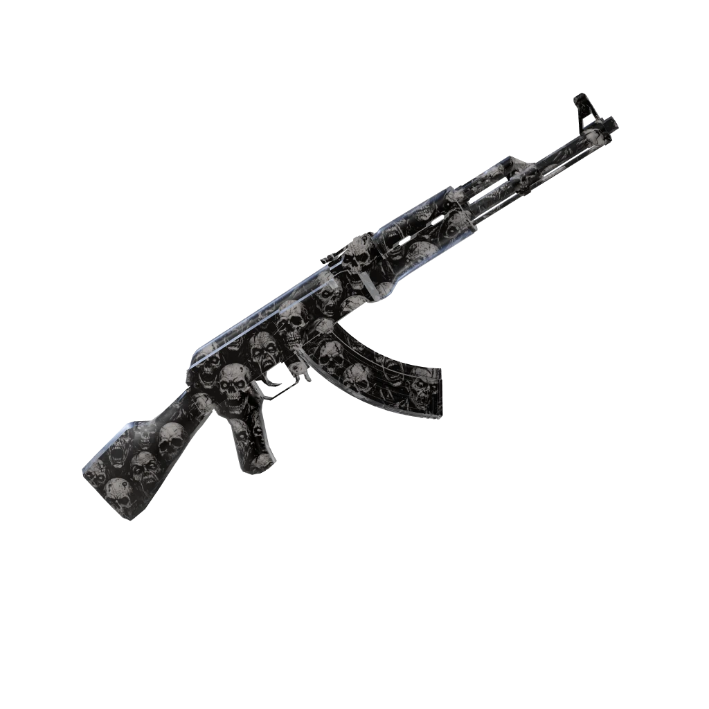 Deathbed camo on an AK-47