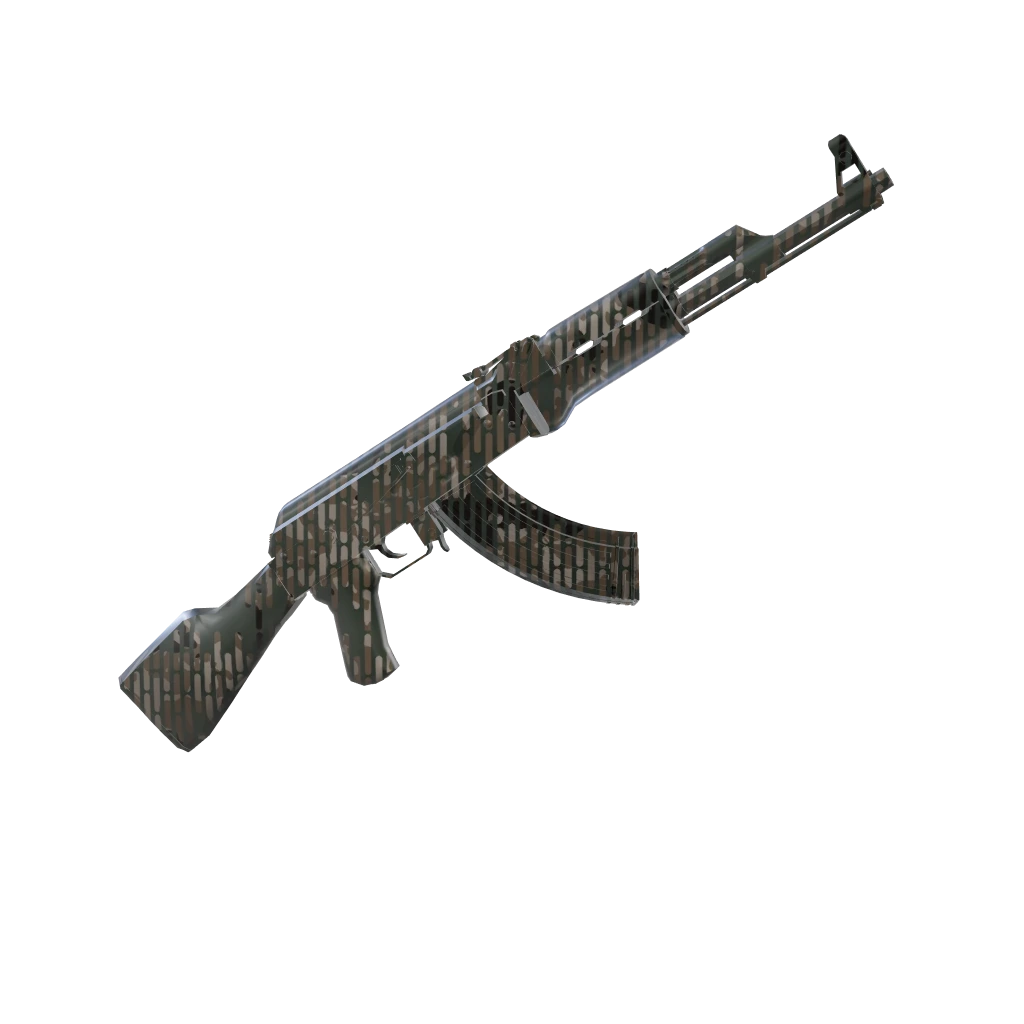 Desert Tactics camo on an AK-47