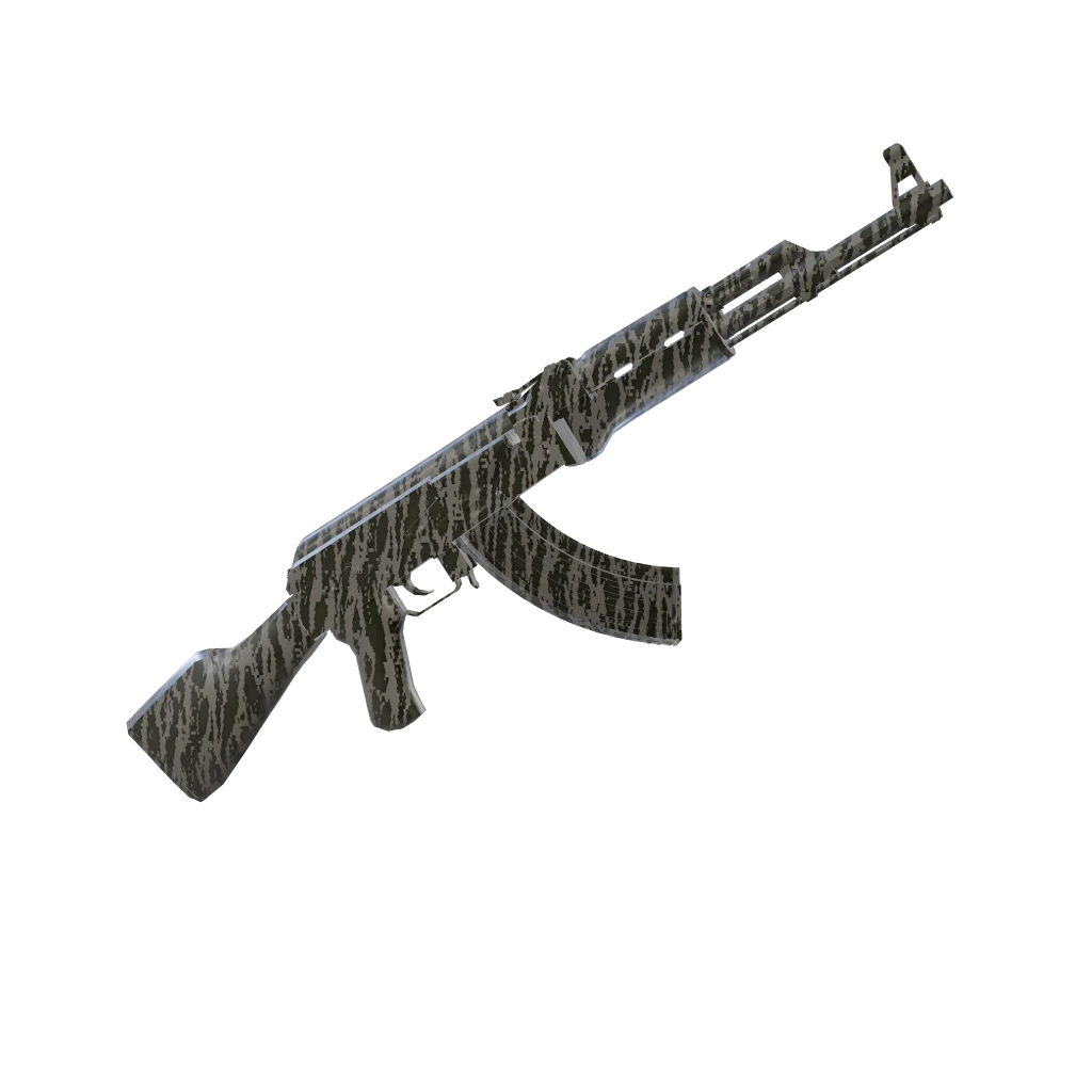 Digi Bark camo on an AK-47