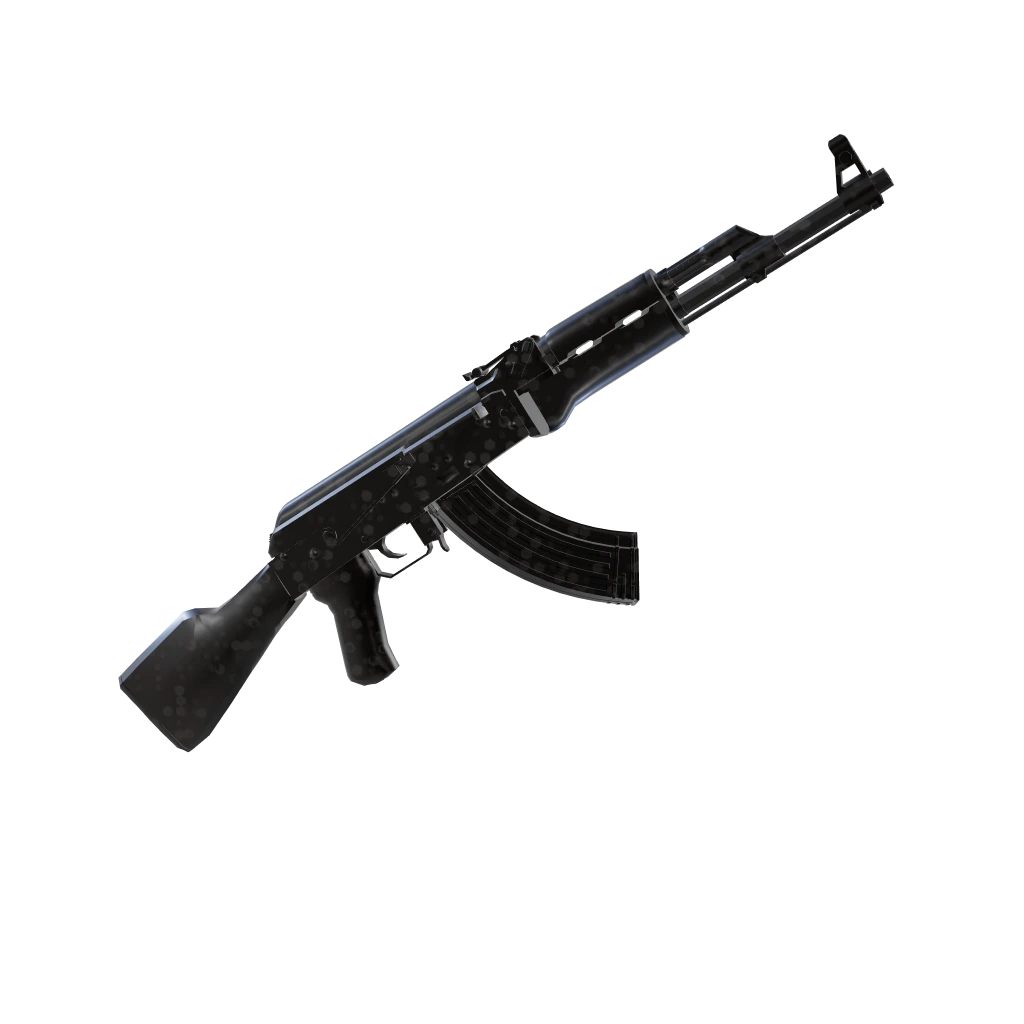 Disperse camo on an AK-47