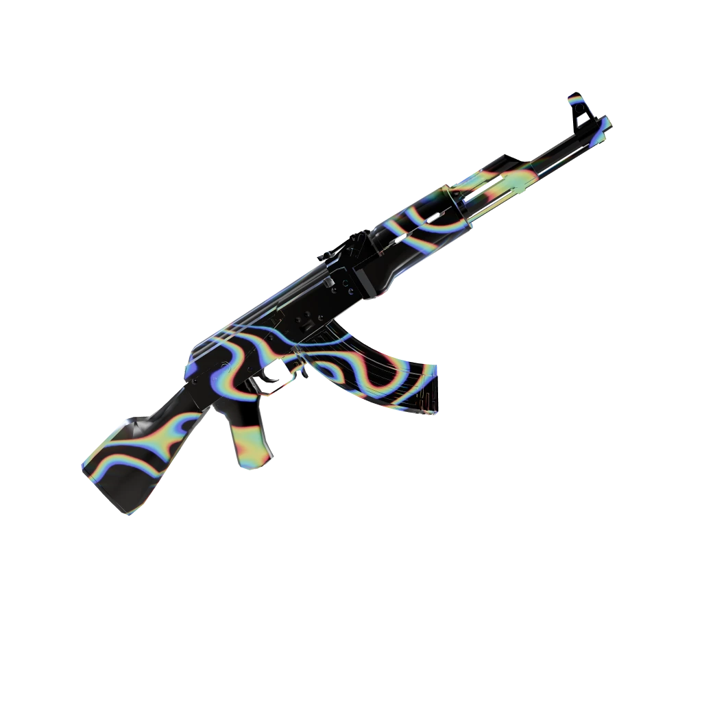 Divergence camo on an AK-47