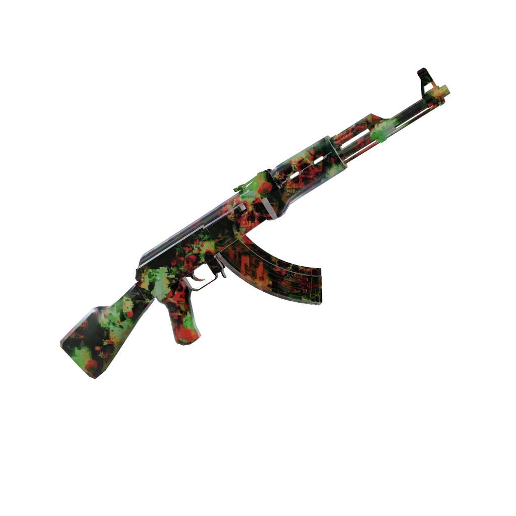 Dread Plague camo on an AK-47