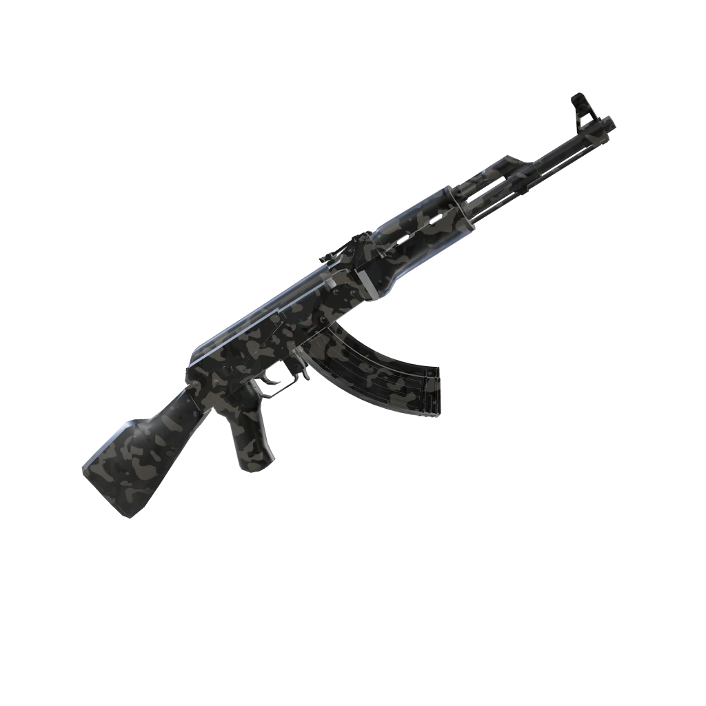 Ghast camo on an AK-47