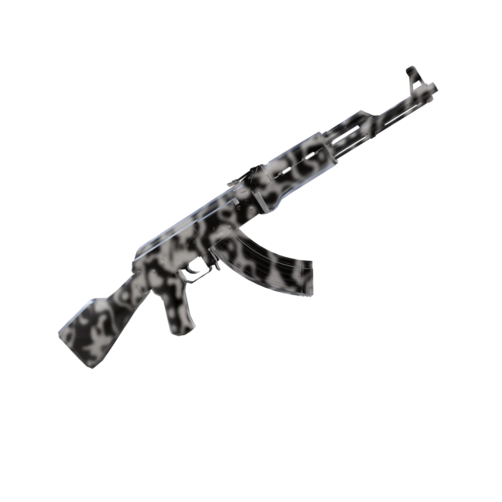 Hidden 02 camo on an AK-47