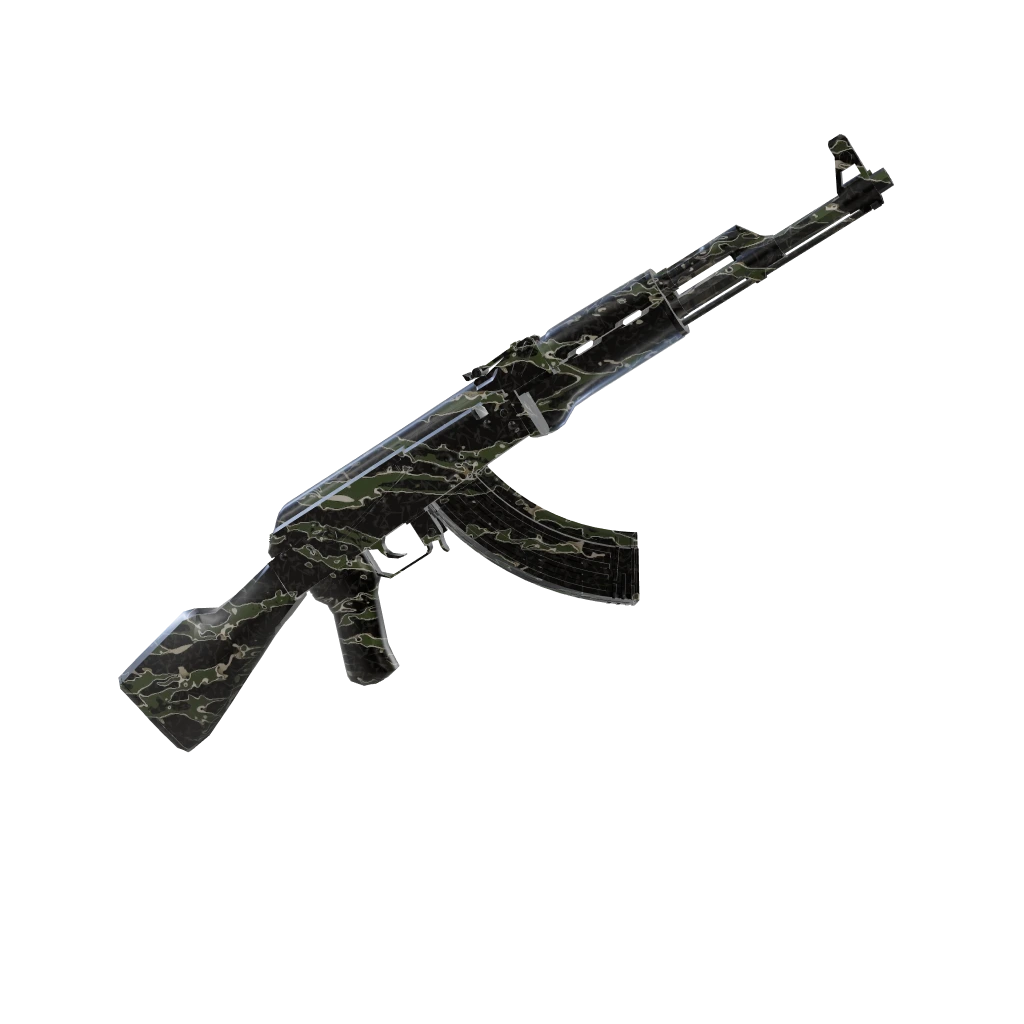 Jungle Shadow camo on an AK-47