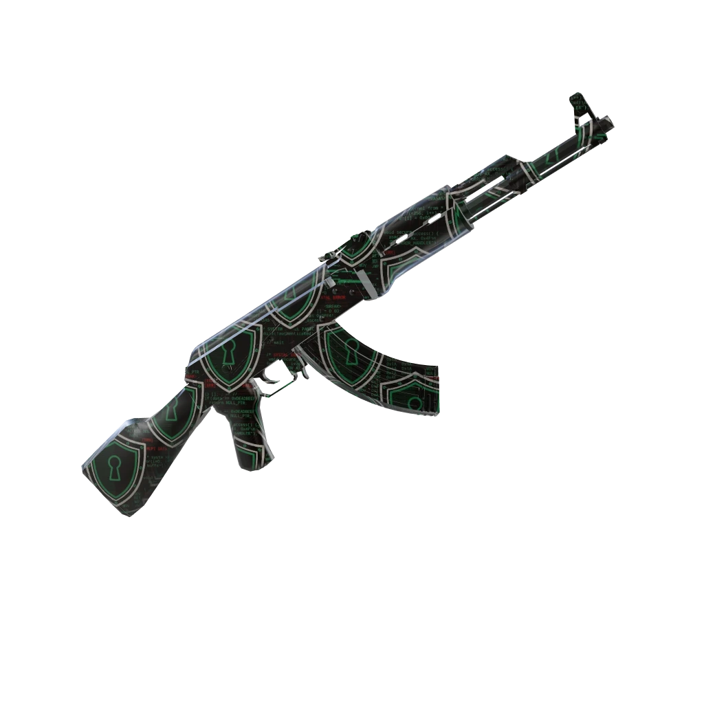 Locked Down camo on an AK-47