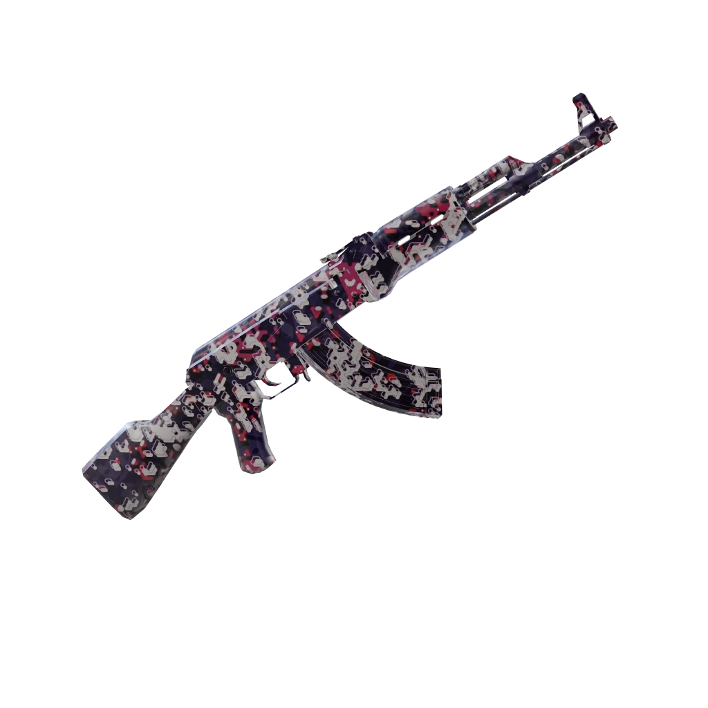 Phantom Flux camo on an AK-47