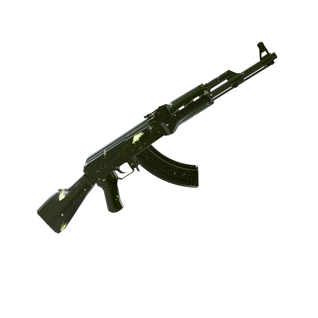 Pyroclast Scatter camo on an AK-47