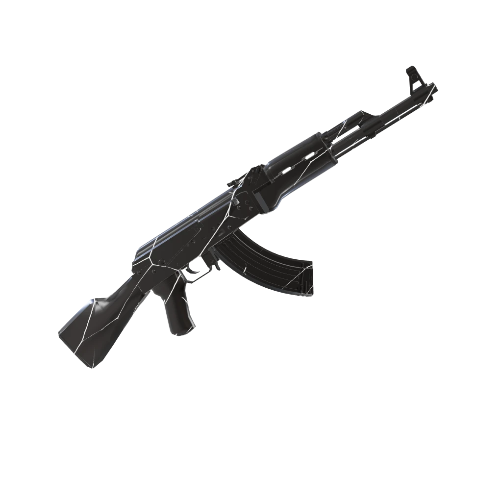 Pyroclast camo on an AK-47
