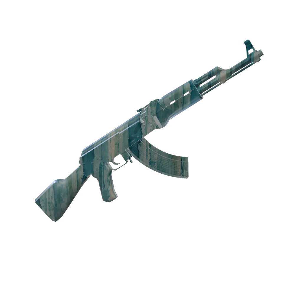 Reef Wash camo on an AK-47