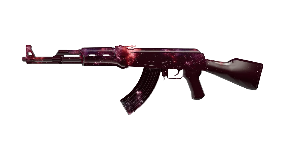 Orion Reforged camo on an AK-47, side view