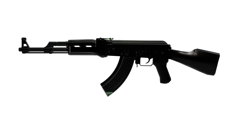 Prestige Master camo on an AK-47, side view