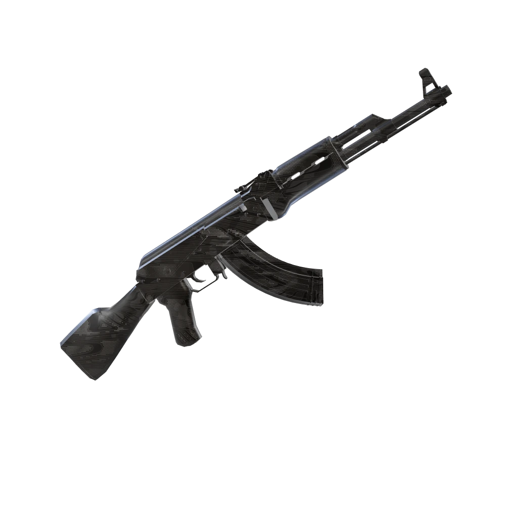 Smoke camo on an AK-47
