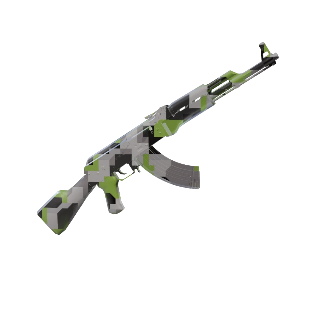 Stone Bits camo on an AK-47