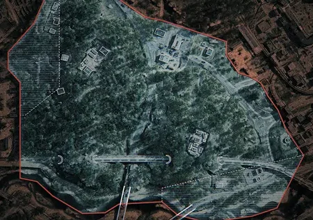Overhead layout of Forest