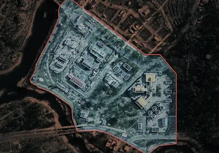 Overhead layout of Imjin Farmland