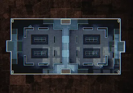 Overhead layout of Library
