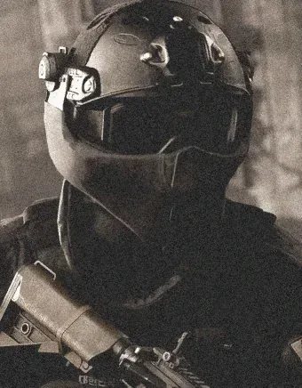South Korean Special Forces profile portrait