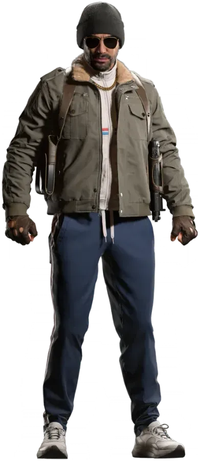 Luca in the Default skin