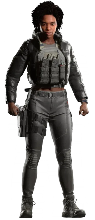 Simone in the Default skin